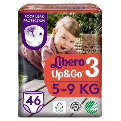 Подгузники Libero Up&Go Размер 3 (5-9 кг) 46 шт Фото