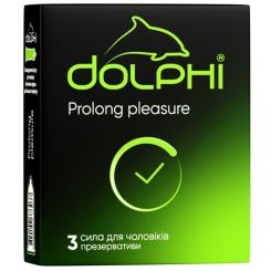 Презервативы Dolphi Prolong Pleasure 3 шт. Фото