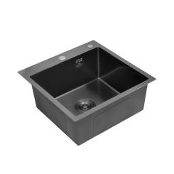 Мойка кухонная Kroner Schwarze-5050HM Фото 1