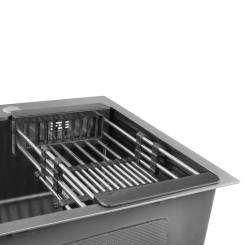 Мойка кухонная Kroner Schwarze-5050HM Фото 6