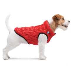 Курточка для животных Collar AiryVest UNI двостороння M 48 червоно-чорна Фото 4