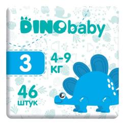 Подгузники Dino Baby Розмір 3 (4-9 кг) 46 шт Фото 1