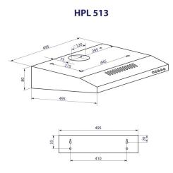 Вытяжка кухонная Minola HPL 513 WH Фото 10