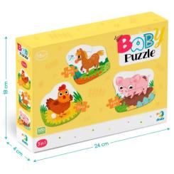 Пазл DoDo 3 в 1 День на ферме Фото 3