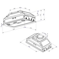 Вытяжка кухонная Minola HBI 52621 BL GLASS 700 LED Фото 9