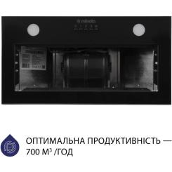 Вытяжка кухонная Minola HBI 52621 BL GLASS 700 LED Фото 2