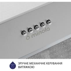 Вытяжка кухонная Minola HBI 5327 GR 800 LED Фото 5