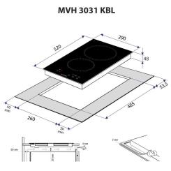 Варочная поверхность Minola MVH 3031 KBL Фото 8