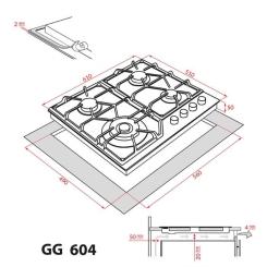 Варочная поверхность Weilor GG 604 BL Фото 11