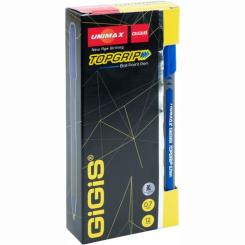 Ручка шариковая Unimax Topgrip, синяя Фото 2