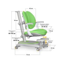 Детское кресло Mealux Ortoback Duo Plus Green Фото 2