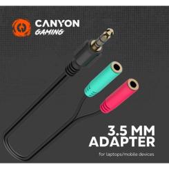 Наушники Canyon Interceptor GH-8A Black-Orange Фото 4