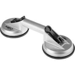 Присоска Neo Tools двойная, алюминиевая, 120 мм, 100кг Фото