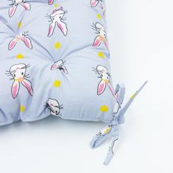 Подушка на стул MirSon Бязь 17-0527 Bunnies 40х40 см Фото 2