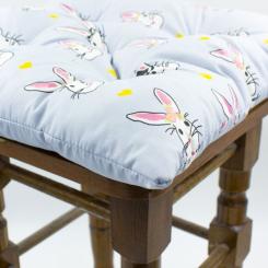 Подушка на стул MirSon Бязь 17-0527 Bunnies 40х40 см Фото 3