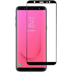 Стекло защитное PowerPlant Full screen Samsung Galaxy J8, Black Фото