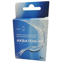 Средство для обеззараживания воды Poputchik "Акватон-10" 5 шт Box Фото