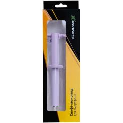 Монопод для селфи Grand-X Elegant 3,5 U-крепление, сиреневый Фото 5