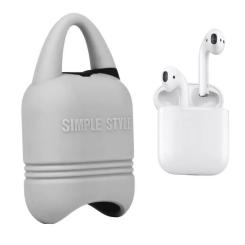 Чехол для наушников Kindon i-Smile для Apple AirPods IPH1430 Gray Фото 1