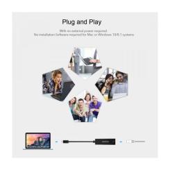 Адаптер Choetech USB-C to RJ45 Ethernet 1000Mbps Фото 7