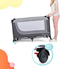 Кроватка Kinderkraft манеж Leody Grey Фото 9