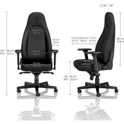Кресло игровое Noblechairs Icon Gaming Black Edition Фото 2