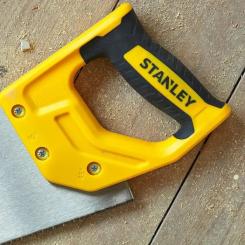 Ножовка Stanley SHARPCUT с закаленными зубьями, L=450мм, 11 tpi. Фото 3
