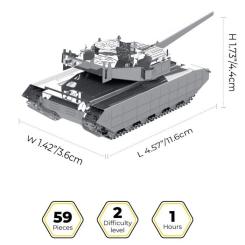 Конструктор Metal Time коллекционная модель Oplot T-84 Фото 1