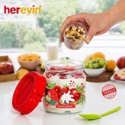 Банка Herevin Fruit-Yoghurt Spoon 0.425 л Фото 1