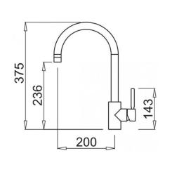 Смеситель Elleci Cloud avena 51 Фото 1