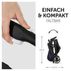 Коляска Hauck Travel N Care Dark Navy Blue Фото 9