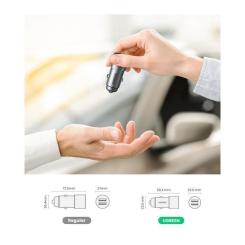 Зарядное устройство Ugreen USB-A Dual 24W QC Grey (CD130) Фото 2