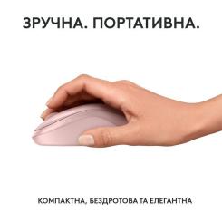 Мышка Logitech M240 Silent Bluetooth Rose Фото 5