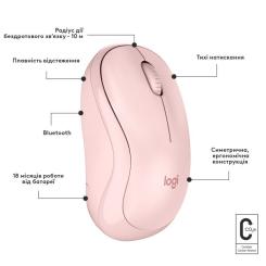 Мышка Logitech M240 Silent Bluetooth Rose Фото 7