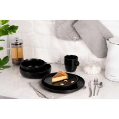 Тарелка Ardesto Trento Dinner 26,5 см Black Фото 1