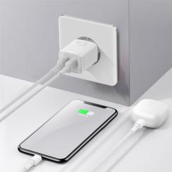Зарядное устройство Baseus Compact Charger 2U White Фото 5
