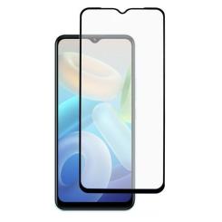 Стекло защитное Dengos Full Glue Vivo Y02 (black) Фото 1