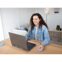 Мышка Trust Puck Wireless/Bluetooth Silent Blue Фото 9