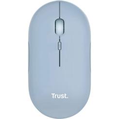 Мышка Trust Puck Wireless/Bluetooth Silent Blue Фото