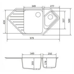 Мойка кухонная GRANADO IBIZA terra Фото 5