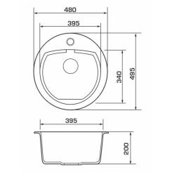 Мойка кухонная GRANADO LUGO ivory Фото 4