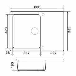 Мойка кухонная GRANADO SALAMANKA ivory Фото 5