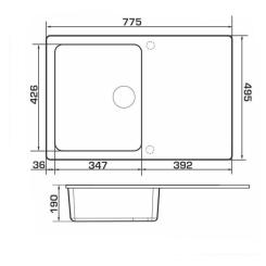 Мойка кухонная GRANADO VIGO avena Фото 5