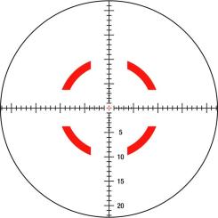 Оптический прицел Trijicon VCOG 1-8x28 Red MRAD Crosshair Фото 8