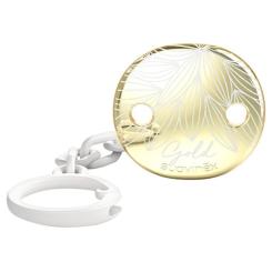 Клипса для пустышек Suavinex Gold Edition белая Фото