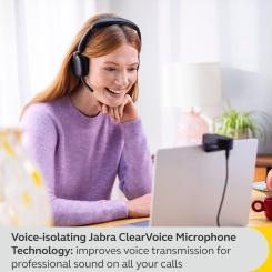 Наушники Jabra Evolve2 65 Flex Link380a MS Stereo Фото 4