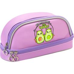 Пенал Cool For School 2 відділення бузьковий Фото