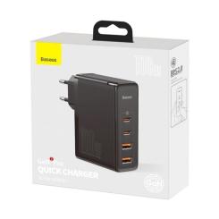 Зарядное устройство Baseus 2xUSB 100W GaN (2xUSB-C+2xUSB-A) black Фото 6