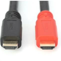 Кабель мультимедийный Digitus HDMI to HDMI 30.0m Amplifier Фото 1