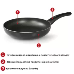 Сковорода Flonal Milano 24 см Фото 4